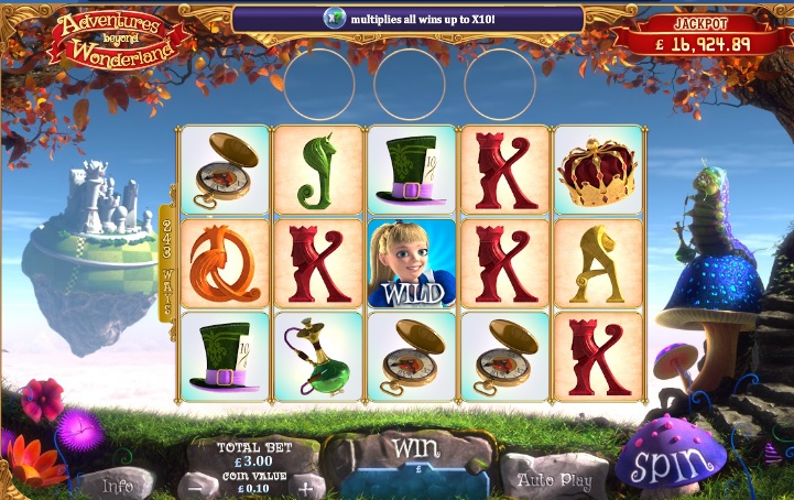 Adventures Beyond Wonderland slot screenshot big